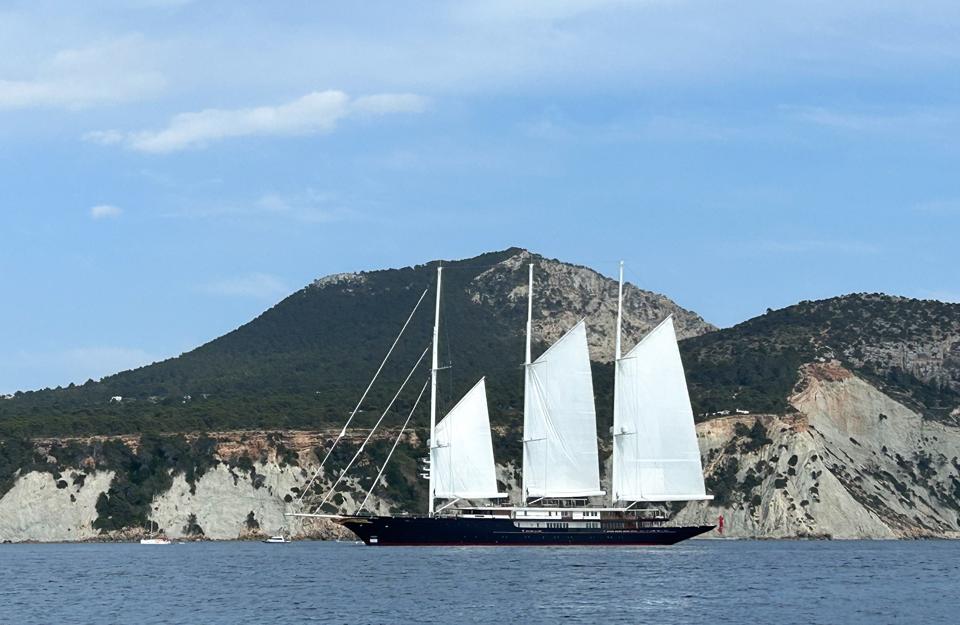 Jeff Bezos' Koru yacht.