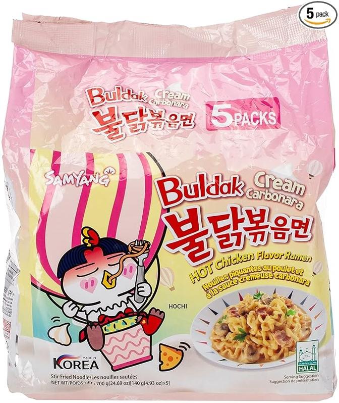 Buldak Cream Carbonara Hot Chicken Flavor Ramen went viral in 2024