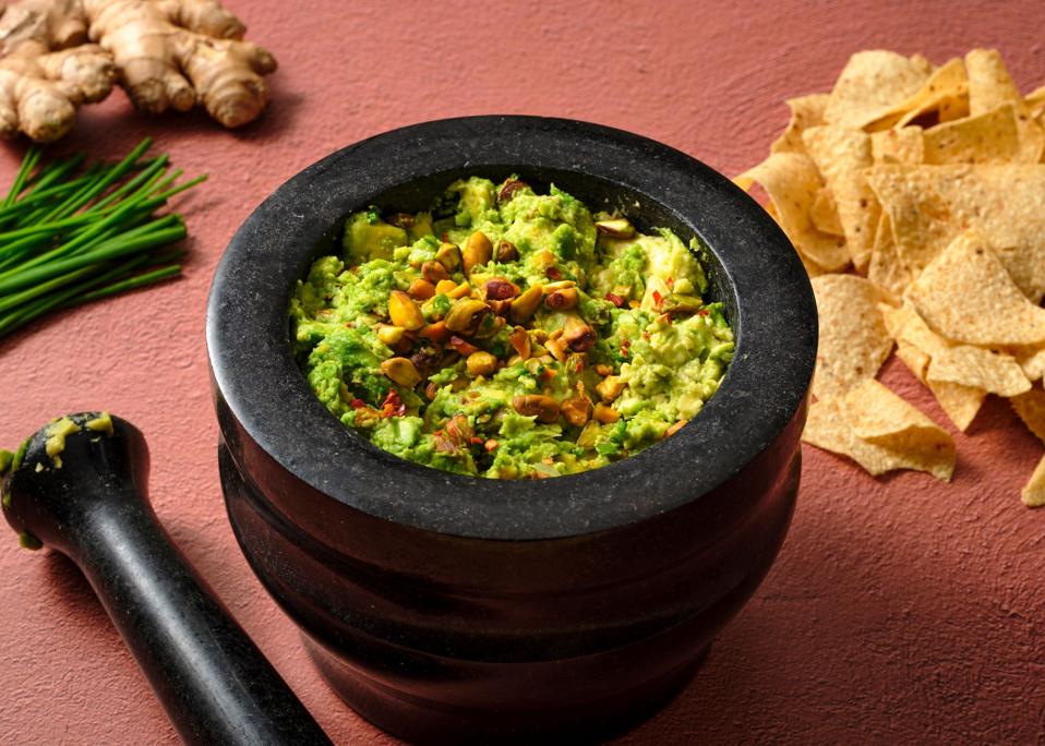 Ginger Pistachio Guacamole