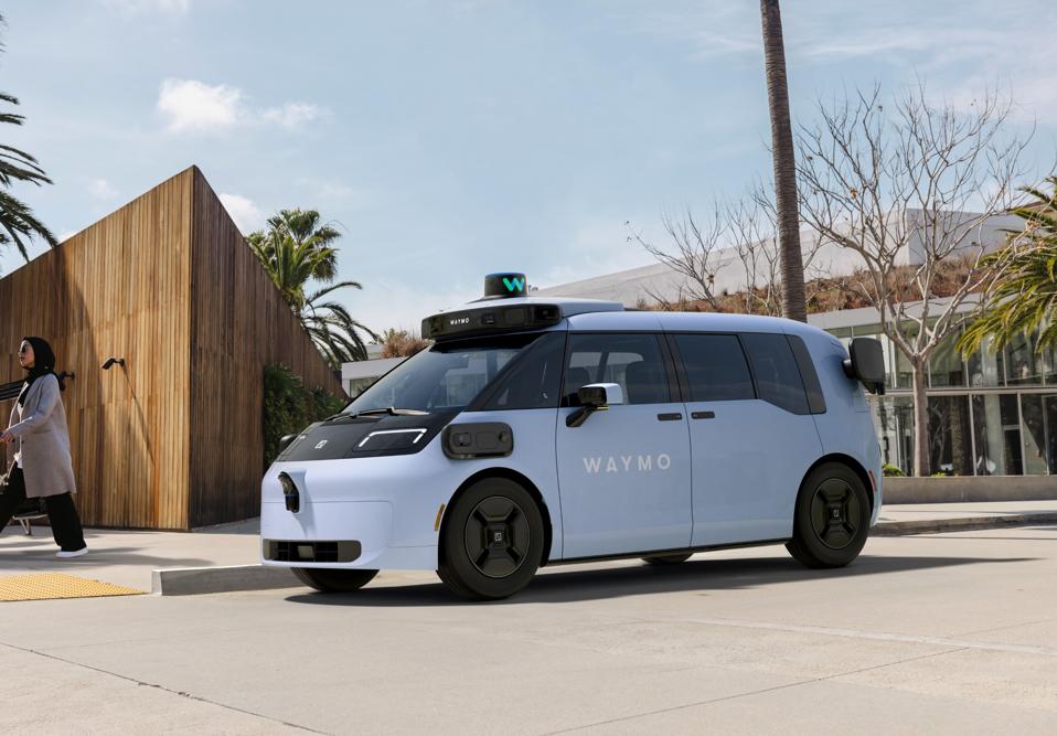 autonomous Zeekr Waymo van