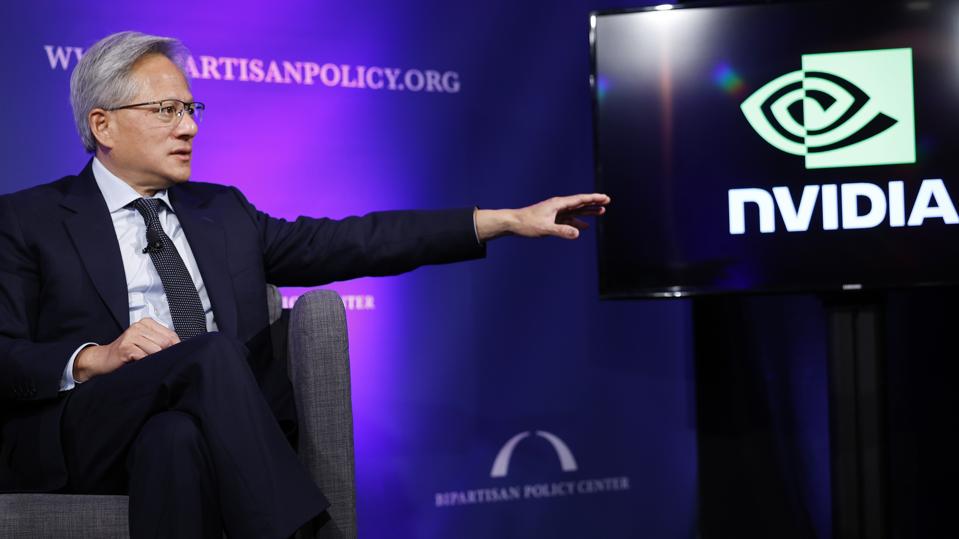 Nvidia CEO Jensen Huang Speaks At The Bipartisan Policy Center
