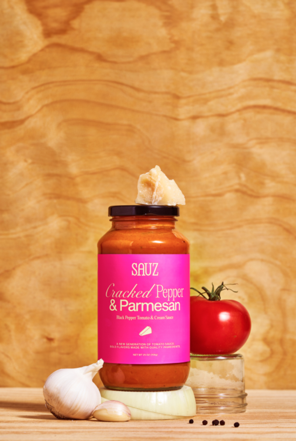 New Sauz variety, Cracked Pepper & Parmesan