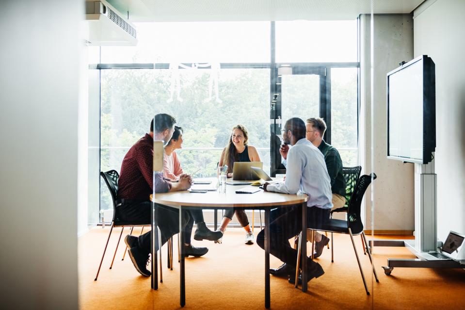 Energetic Team Collaboration Session