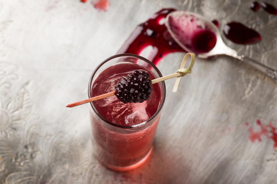 Blackberry cocktail
