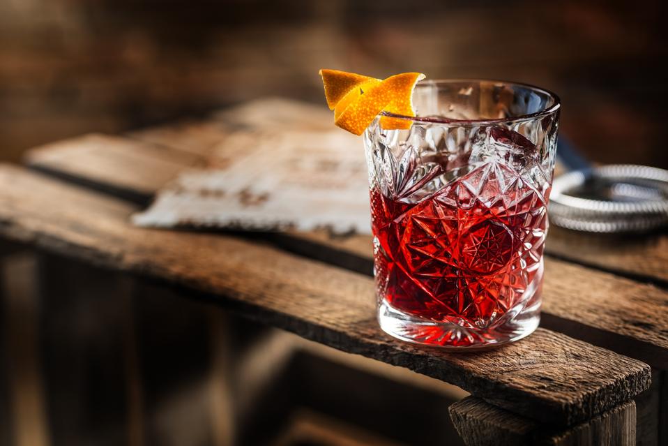 Dark Cherry Old Fashioned cocktail