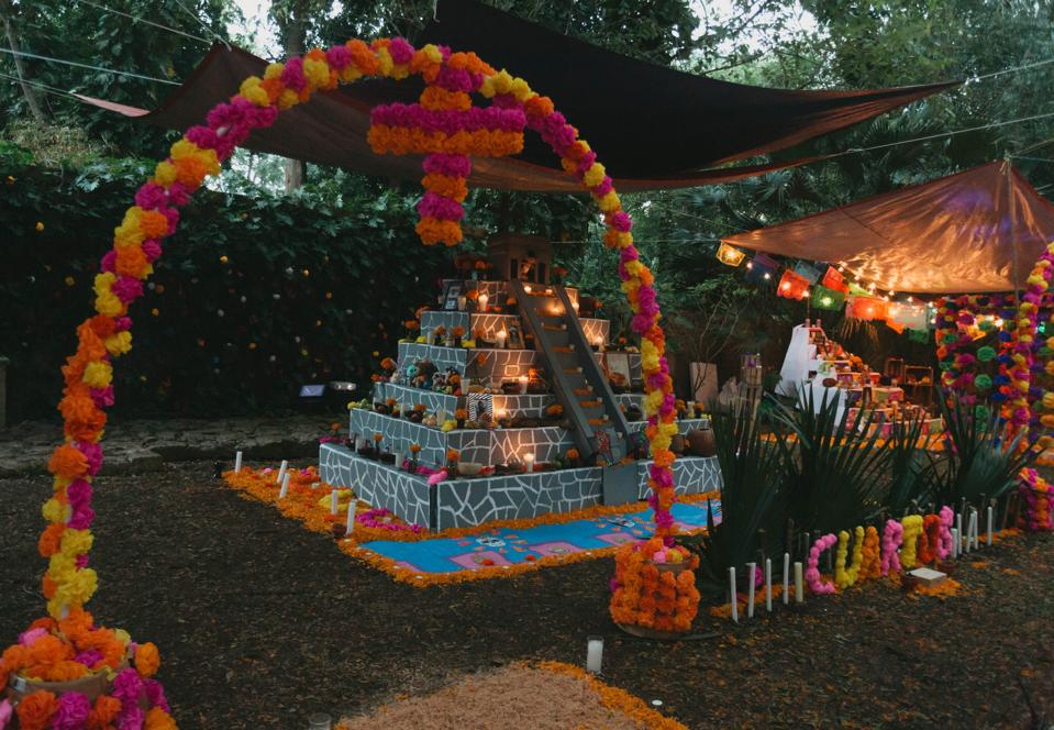 day of the dead display
