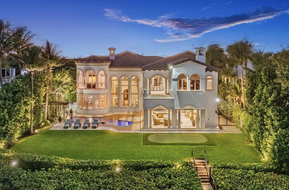 This $34 Million Southern Florida Estate Has A Versace-Inspired Pool