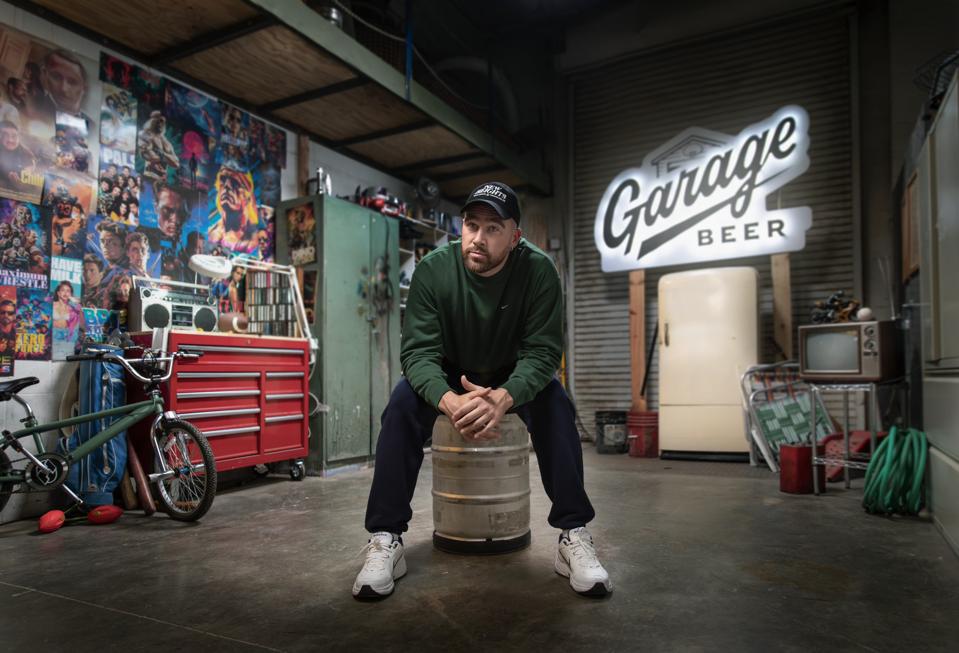 Travis Kelce, who grew up in Cleveland, is a major investor in the Ohio beer brand.