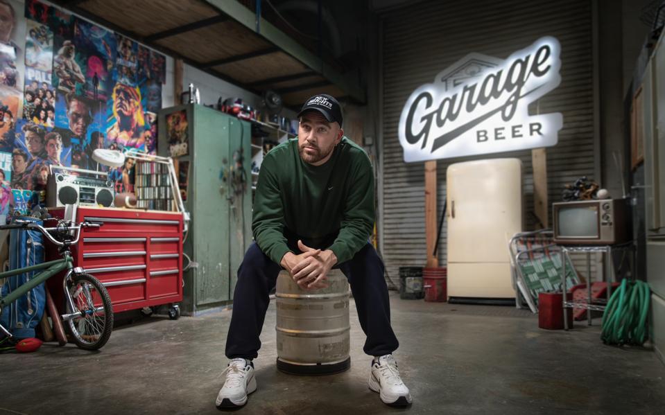 Travis Kelce, who grew up in Cleveland, is a major investor in the Ohio beer brand.