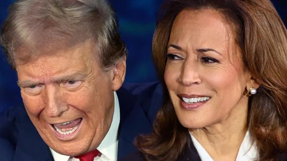 trump and kamala_Photos by Win McNamee:Getty Images; Saul Loeb:AFP:Getty Images