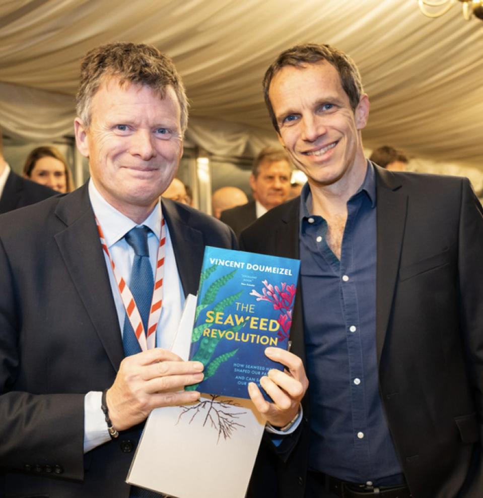 Lord Benyon (left) and Vincent Doumeizel (right)