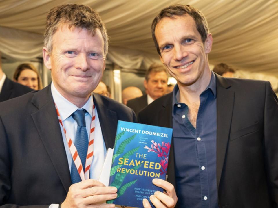 Lord Benyon (left) and Vincent Doumeizel (right)