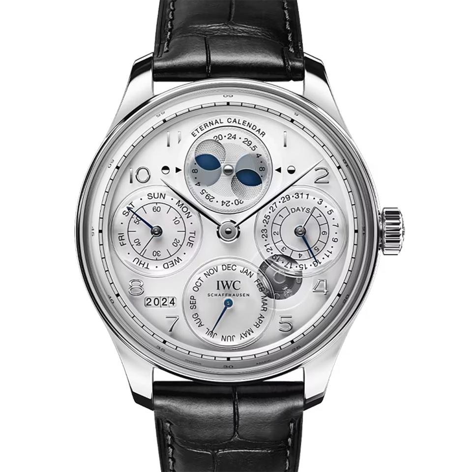The IWC Portugieser Eternal Calendar was awarded Watches & Wonders Masterpiece 2024 and Best Complication Watch by Temporis International Awards.