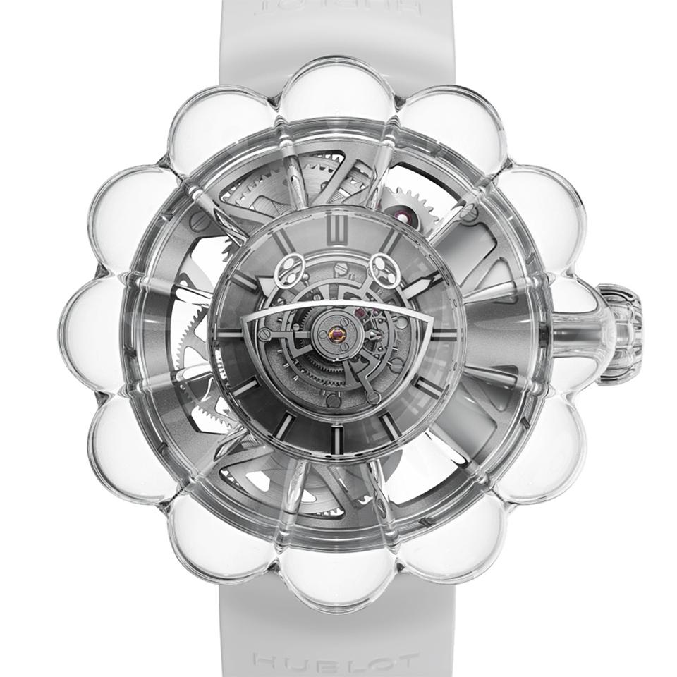 The Hublot MP-15 Takashi Murakami Tourbillon Sapphire was awarded Best Red Carpet Watch by Temporis International Awards.