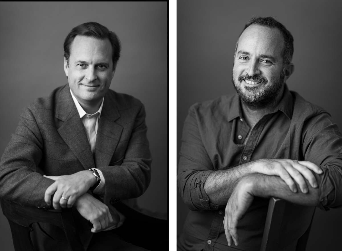 Argentiera owner Turnauer and winemaker Carrara