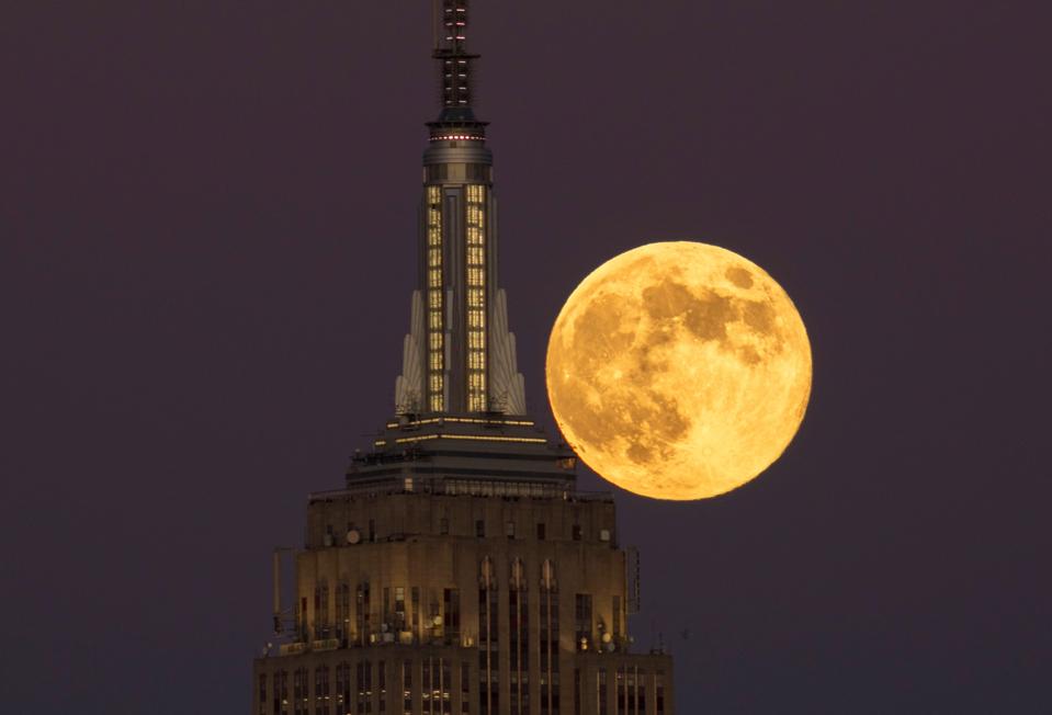 Beaver Supermoon in New York City
