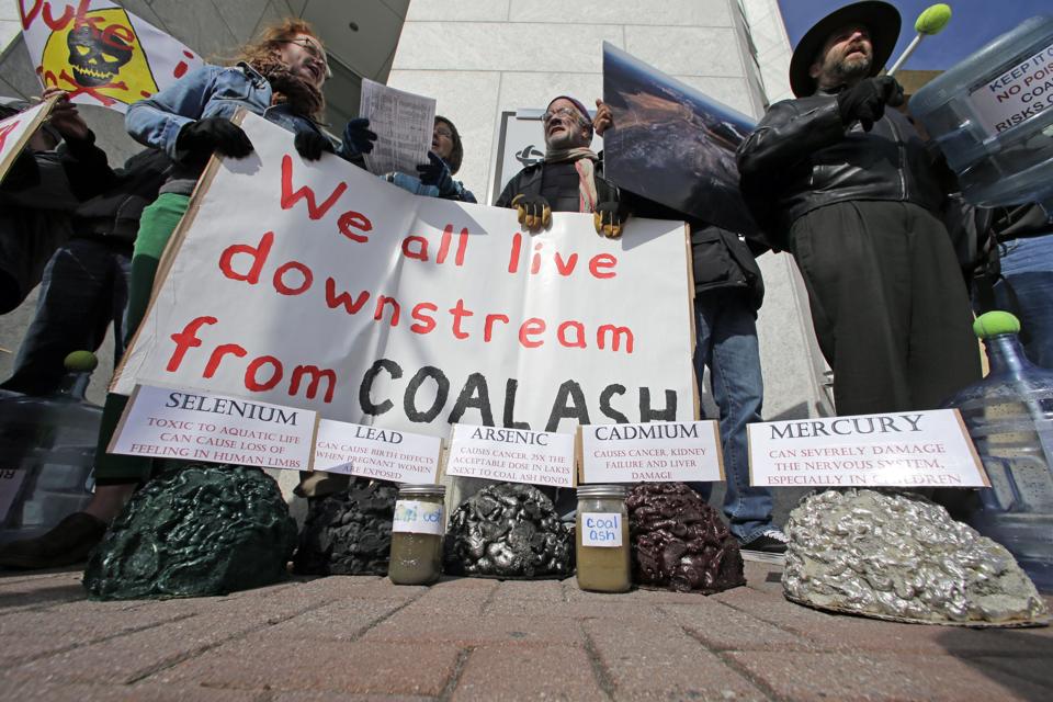 Coal Ash Spill Protest