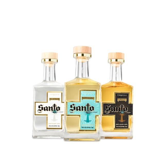 Santo Tequila lineup. 