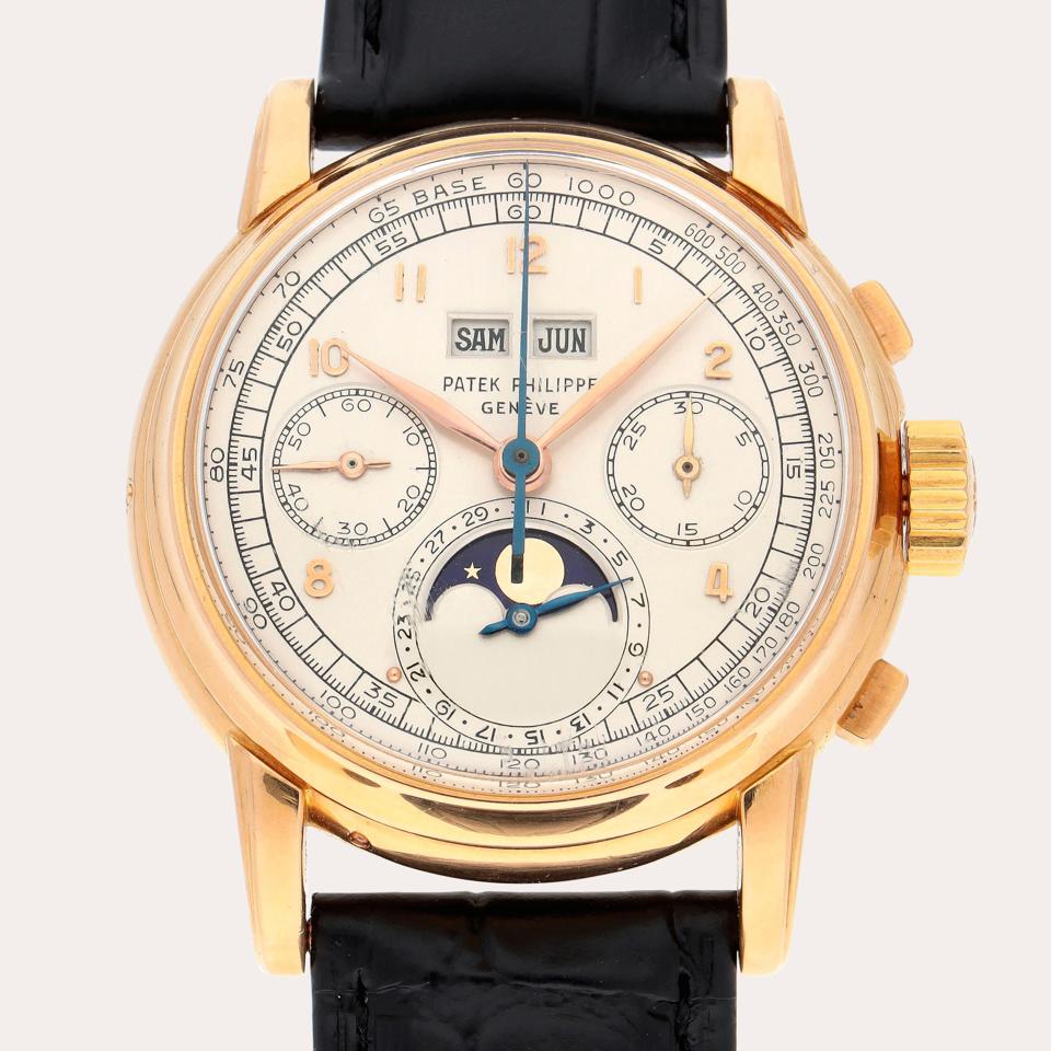 Patek Philippe, 'First Series', Reference 2499, Pink gold perpetual calendar chronograph
