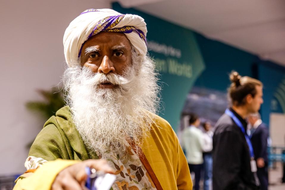Sadhguru attends COP29, UN Climate Change Conference, an...