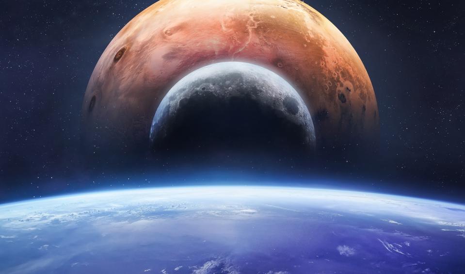 Wolf Moon Eats Mars On Monday: Exactly When To See A Full Moon Eclipse ...