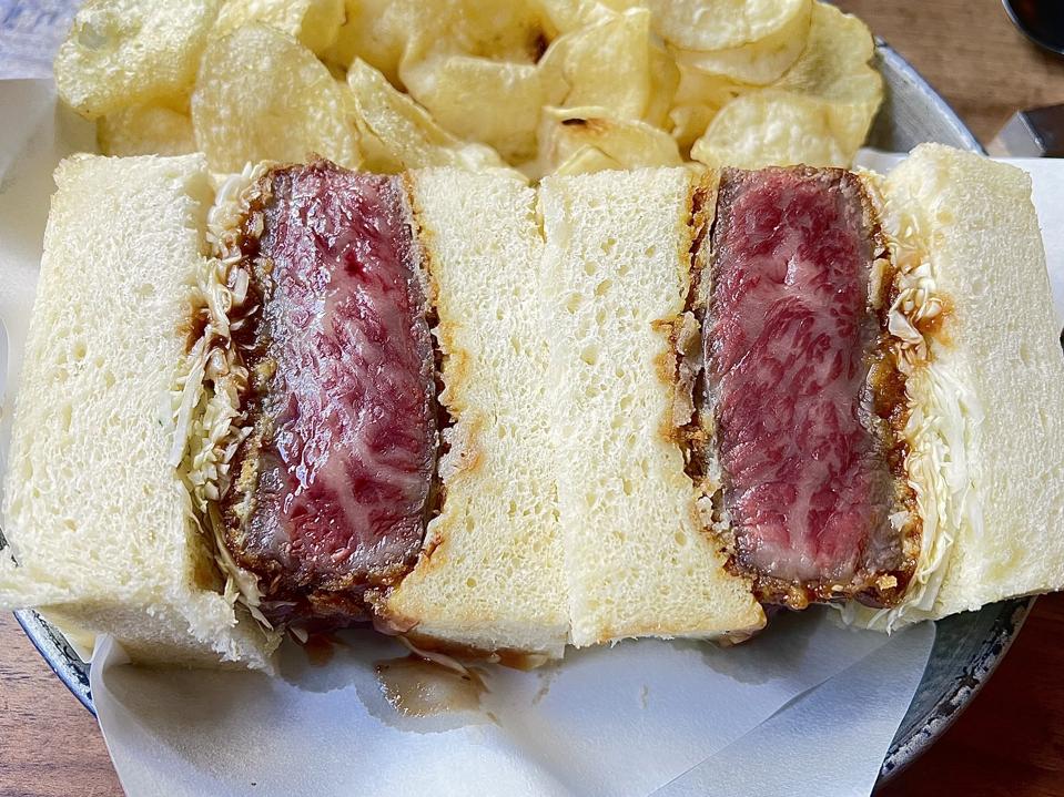 Wagyu katsu sandwich