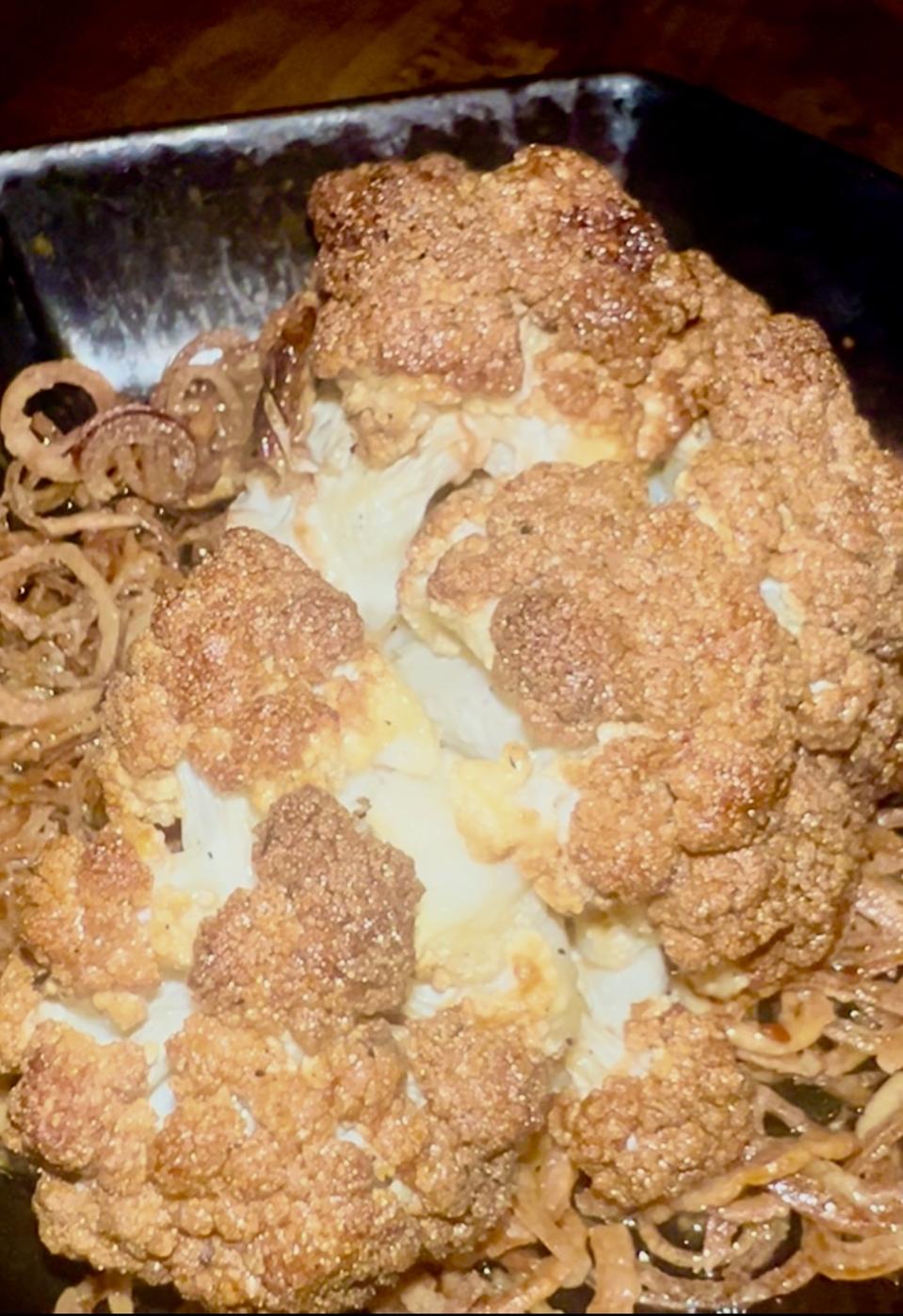 Sky-grilled cauliflower