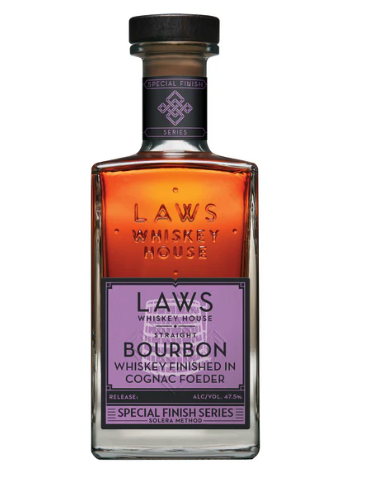 Laws Four Grain Bourbon finished in Cognac Feoder.