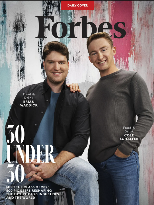 30 Under 30 digital cover of Forbes