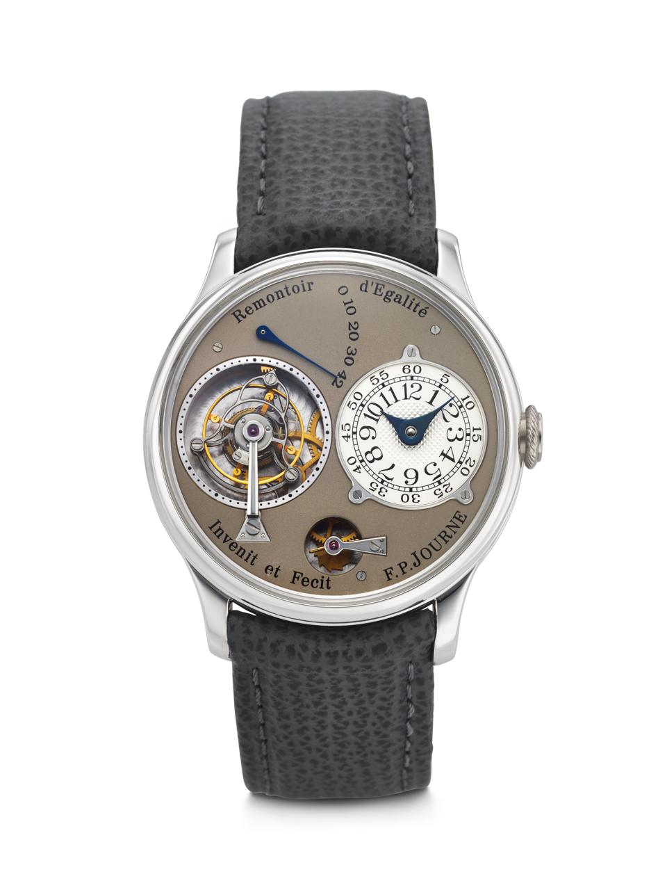 F.P. Journe Tourbillon Souverain Series 3 tourbillon platinum case and brass movement