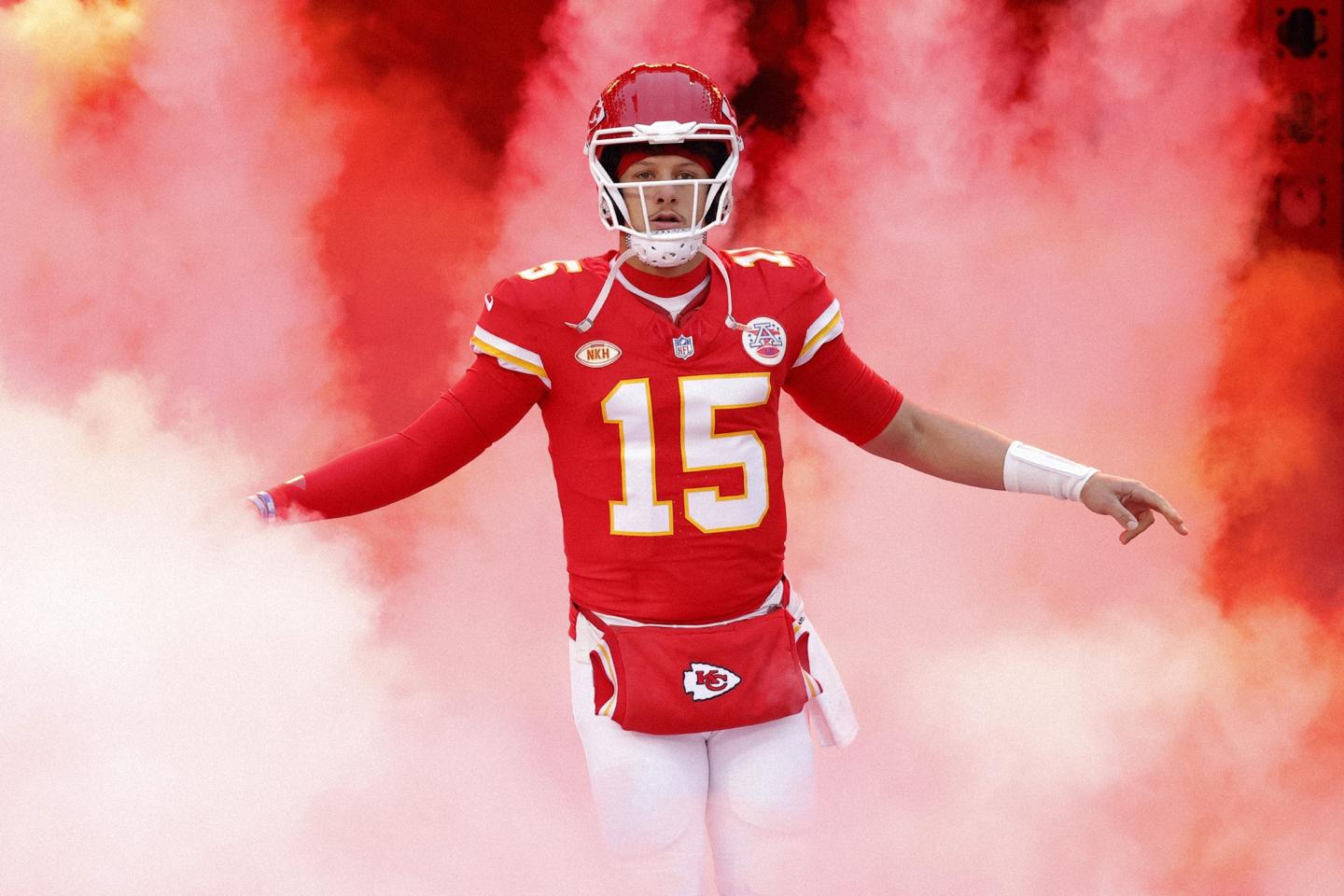 Patrick Mahomes of the Kansas City Chiefs.