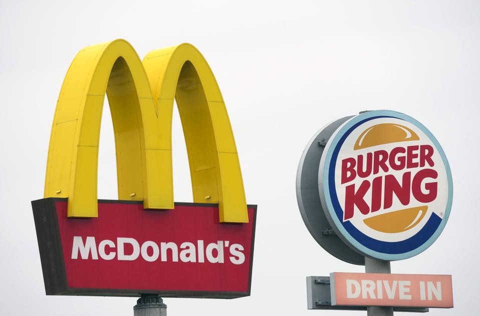 Burger King and McDonalds
