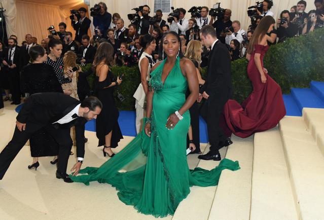 Serena Williams Shines At Met Gala In Versace Gown, Audemars Piguet $1 Million Diamond Outrage Watch - Forbes