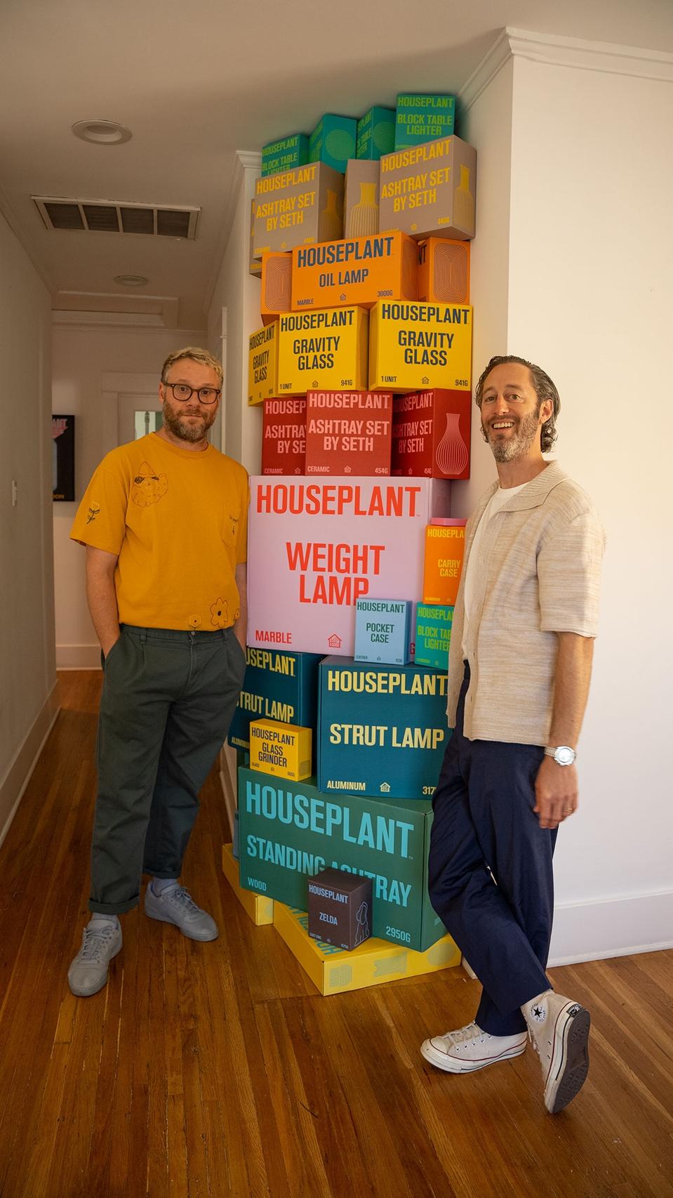Rogen and Mohr at Houseplant HQ