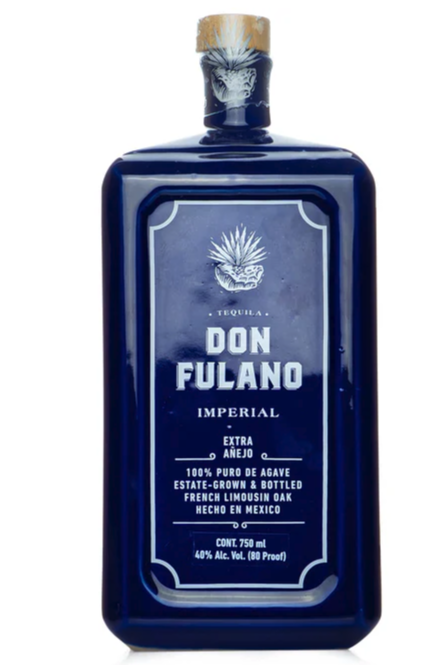 Don Fulano Imperial Extra Añejo tequila.