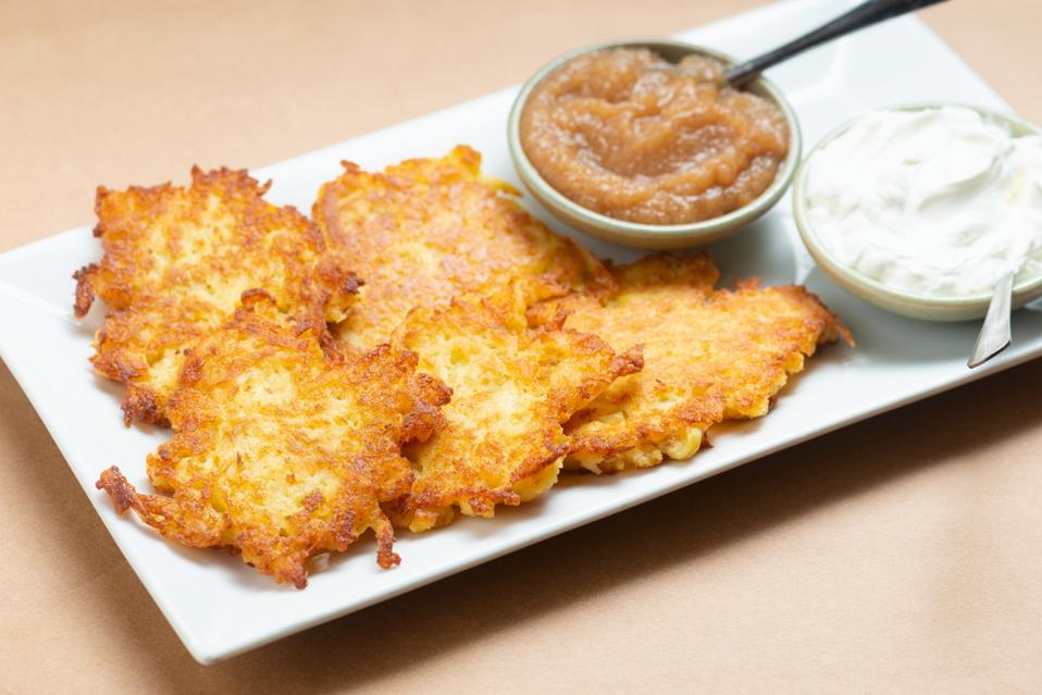 Latkes from Breads Bakery in New York City