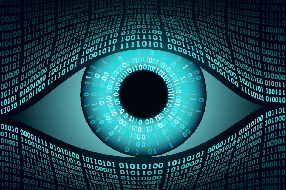 Big brother electronic eye concept.