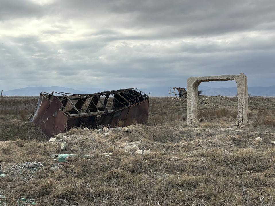 The remnants of war in Aghdam