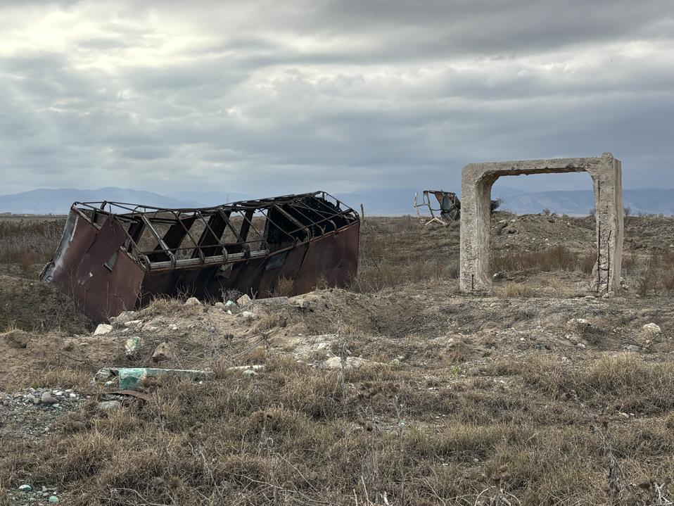 The remnants of war in Aghdam