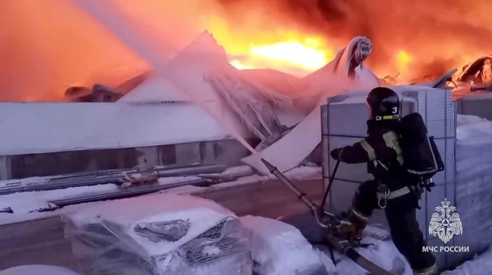 Warehouse fire