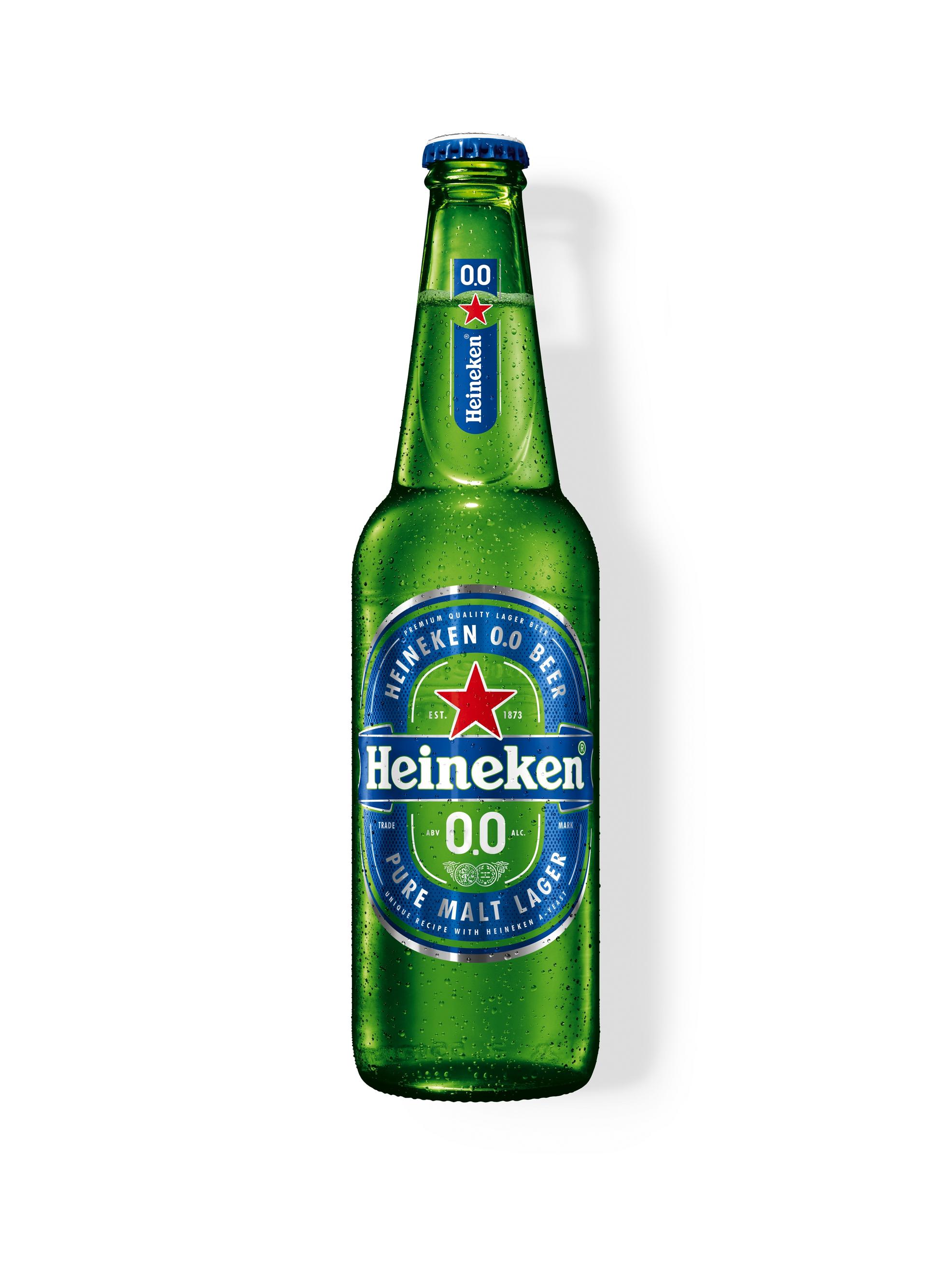 A bottle of Heineken 0.0