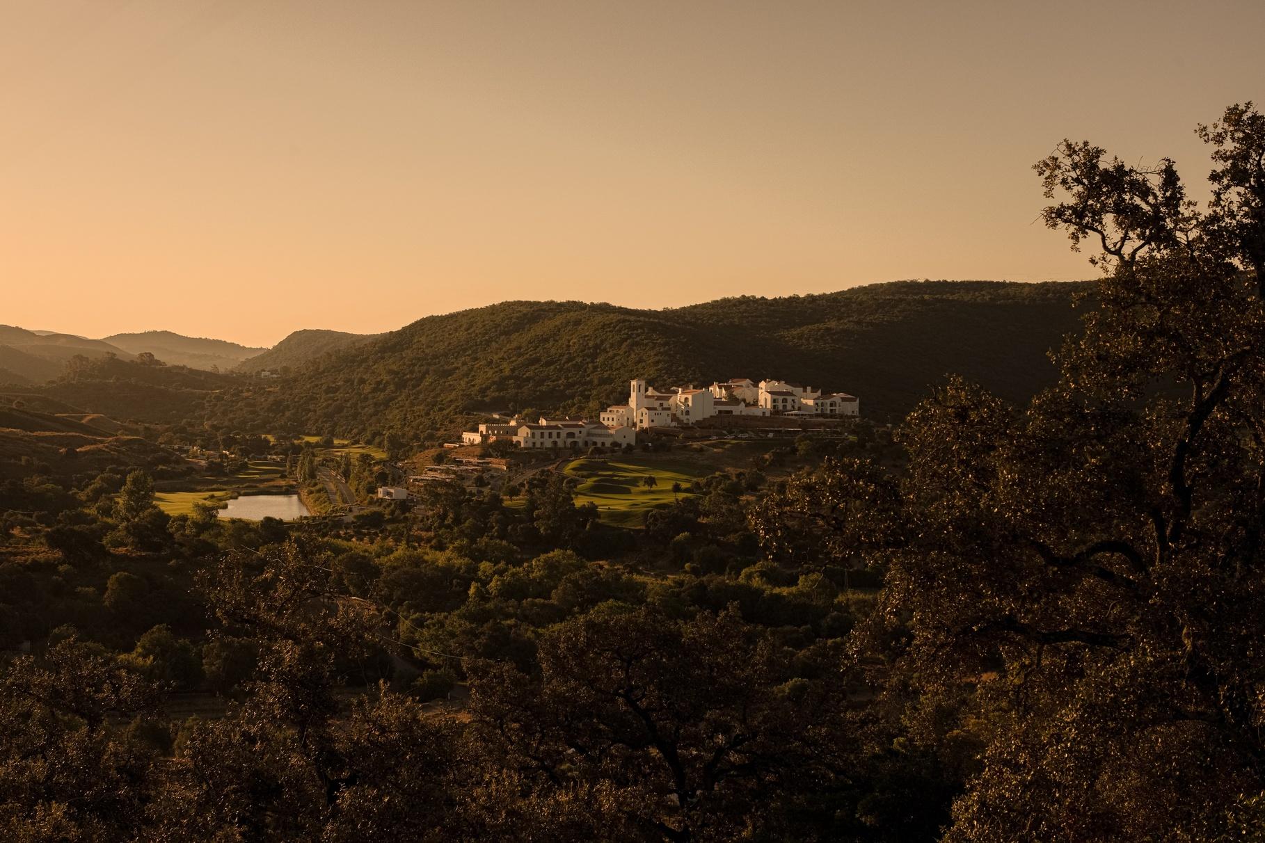 The Ombria resort from a distance