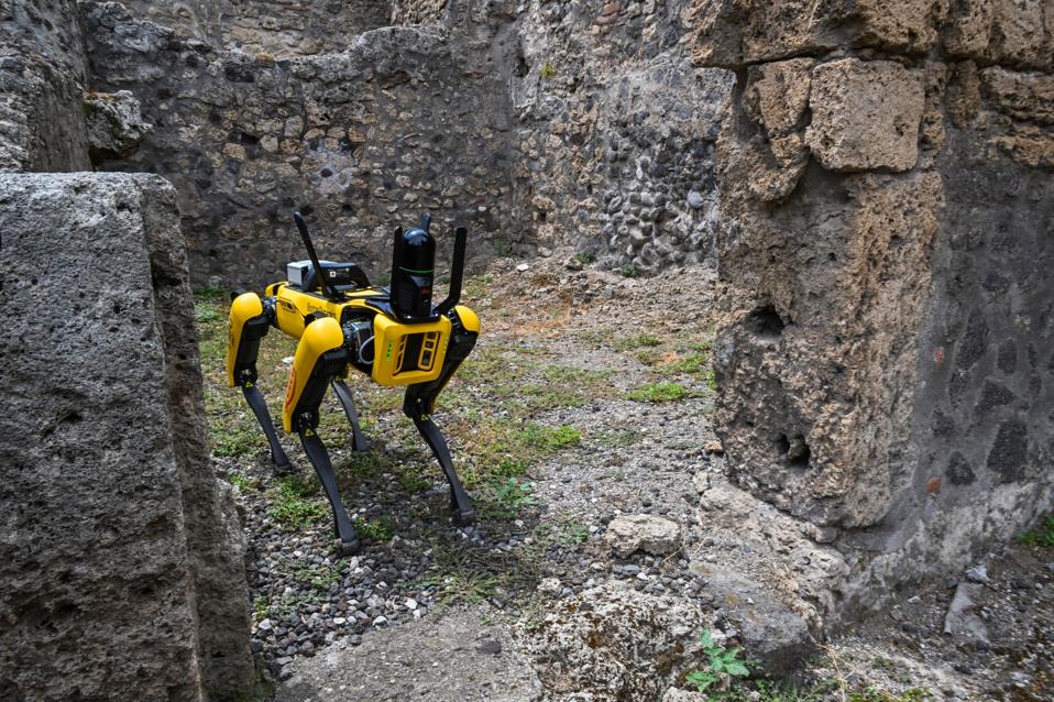 ITALY-ARCHAEOLOGY-ROBOTICS