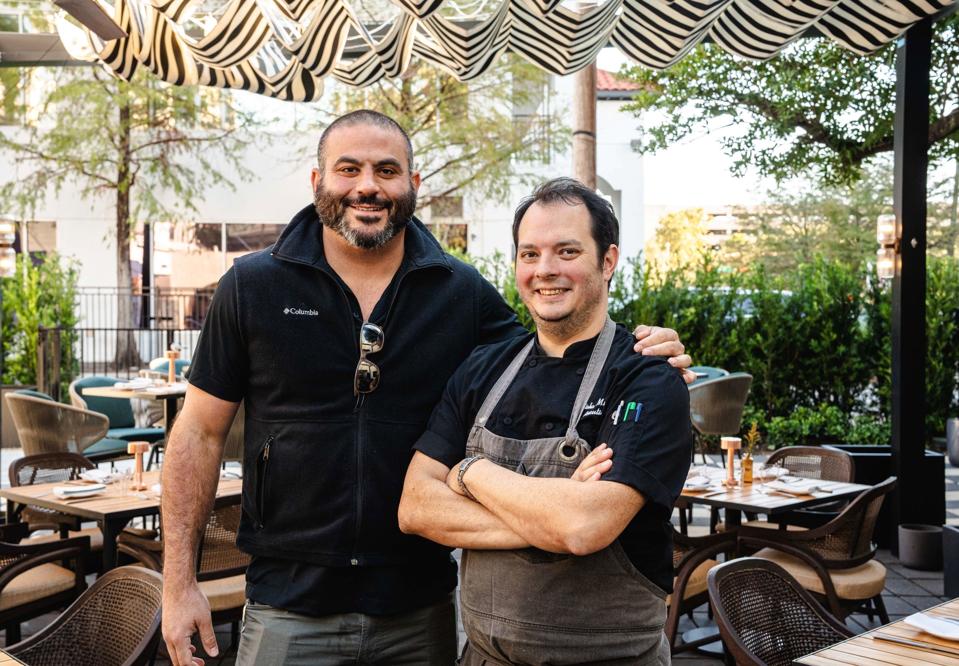 Michael Sambrooks and Chef Michael O'Connor