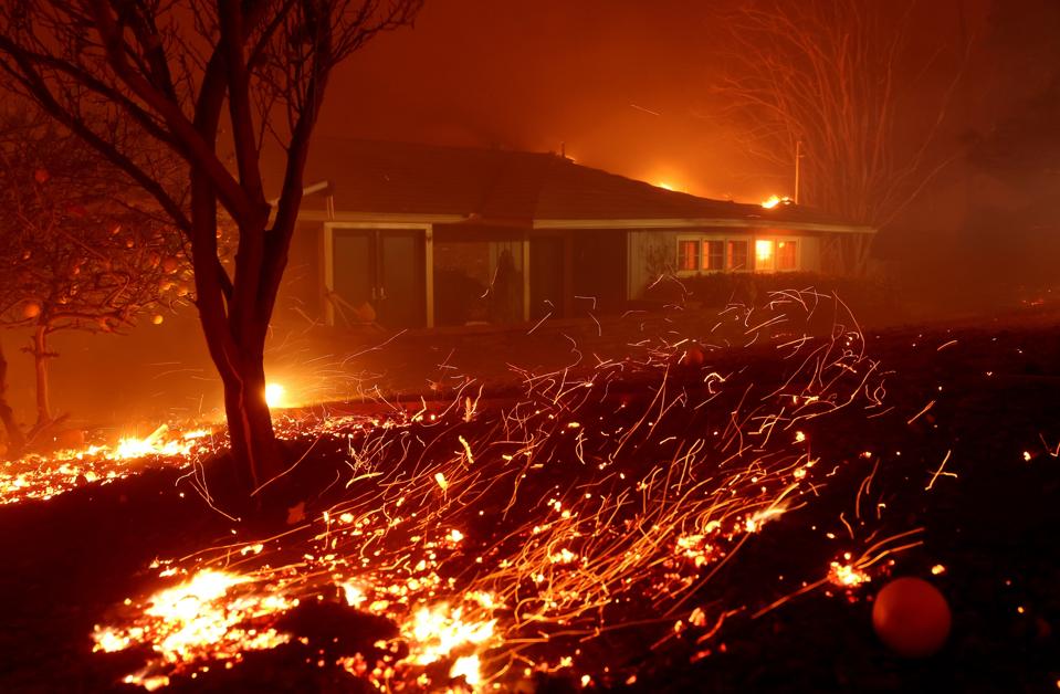 Powerful Winds Fuel Multiple Fires Across Los Angeles Area