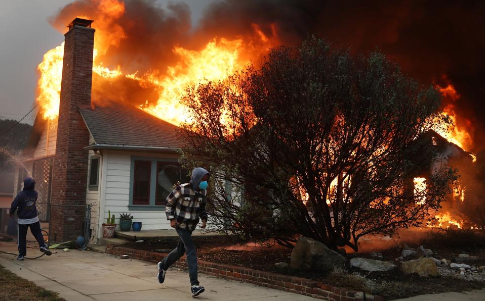 Powerful Winds Fuel Multiple Fires Across Los Angeles Area
