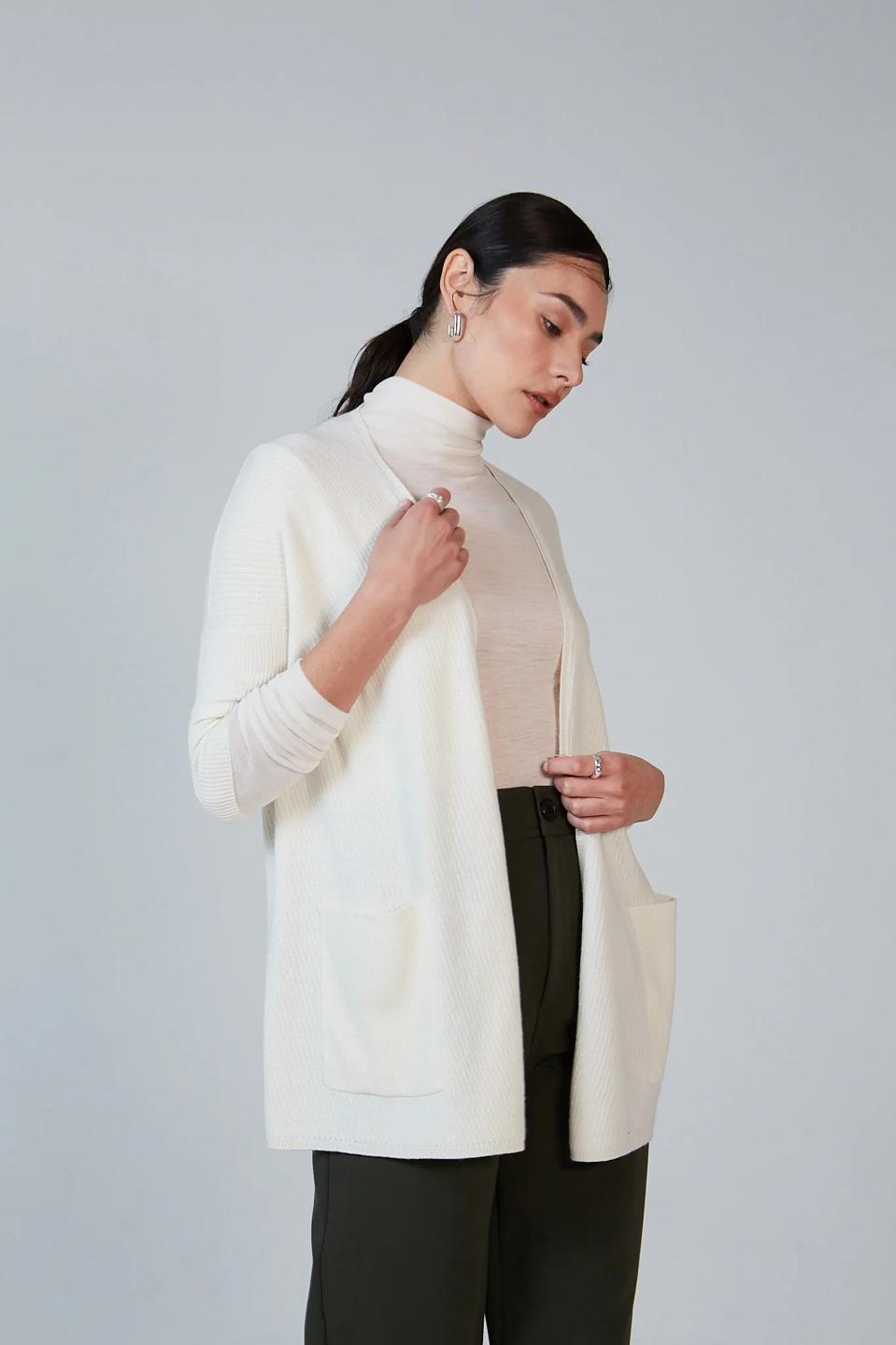 Sciarpa bordeaux in merino extrafine e cashmere | Frida Madè luxury