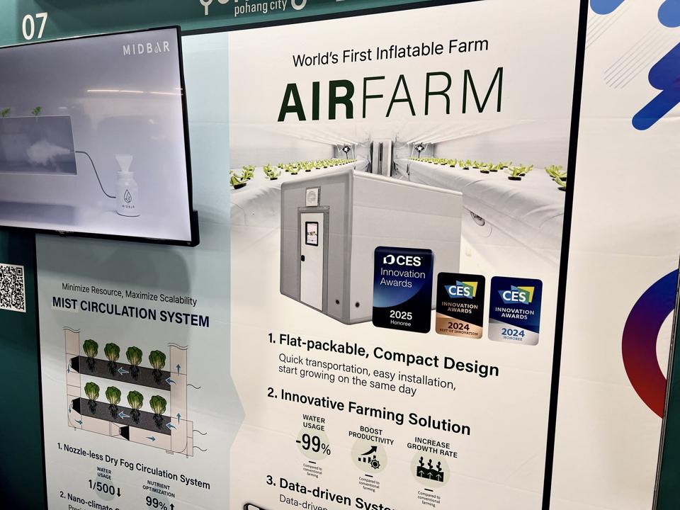 Airfarm booth at CES