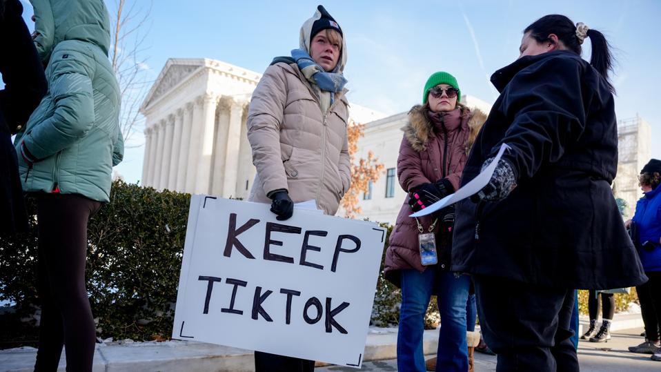 Supreme Court Hears Arguments In ByteDance And TikTok Case