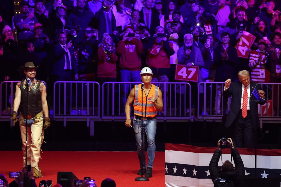 Donald Trump Holds Victory Rally In Washington DC On Eve Of Inauguration